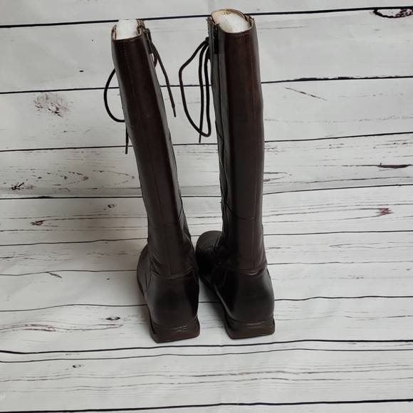 Dansko lace up leather boots sz 36 brown - Picture 4 of 8